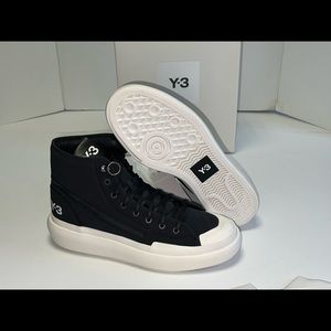 Adidas Yohji Yamamoto Y-3 AJATU COURT HIGH Black Men Shoes Fashion Sneakers 10